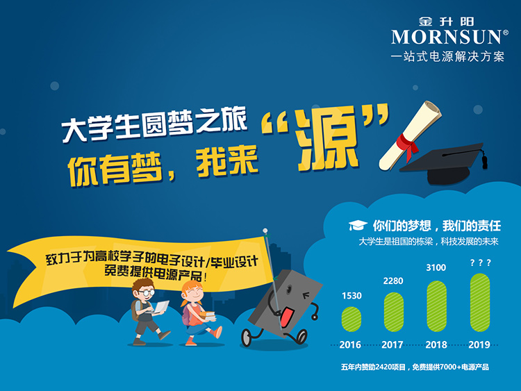 隐形守护者，金升阳电源持续为少年的你保驾护航！